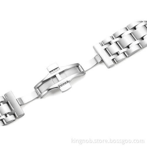 18mm 22mm 23mm 24mm Stainless Steel Watch Band Strap Flat Straight End Bracelet For TO COUTURIER T035